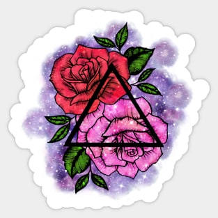 Galaxy Rose Sticker